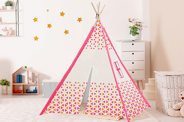 Tipi tent deluxe multicolor Micasa
