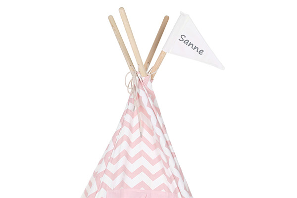 Optioneel: vlag met naam.