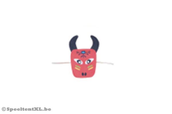 Met dit masker tovert u uzelf om in een echte indiaan.