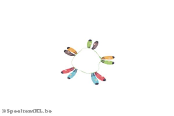 Met echte verentooi.