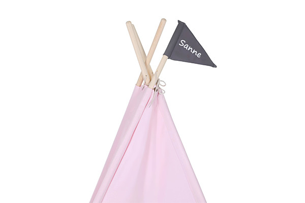 Optioneel: vlag met naam.