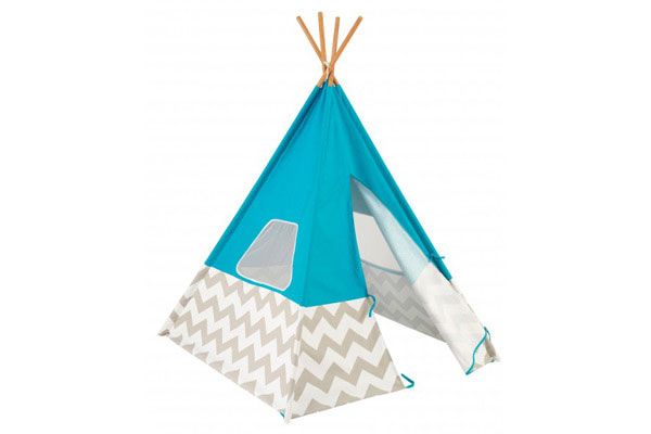 Blauwe Hiawatahut van Kidkraft.