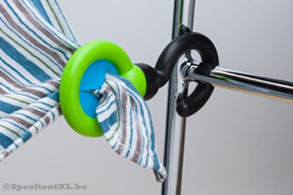 De haken kunt u overal achter haken.