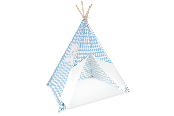 Katoenen Tipi tent inclusief stoffen gronddoek.