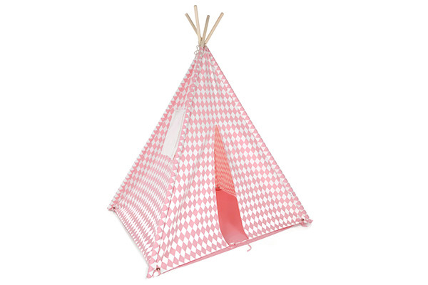 Eenvoudig op te zetten door de deelbare tentstokken.