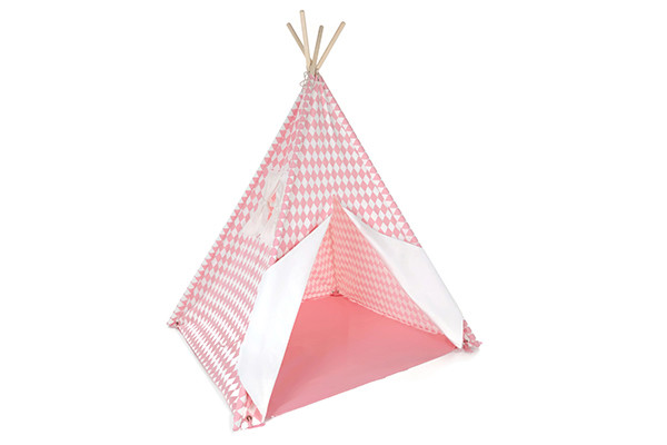 Katoenen Tipi tent inclusief stoffen gronddoek.
